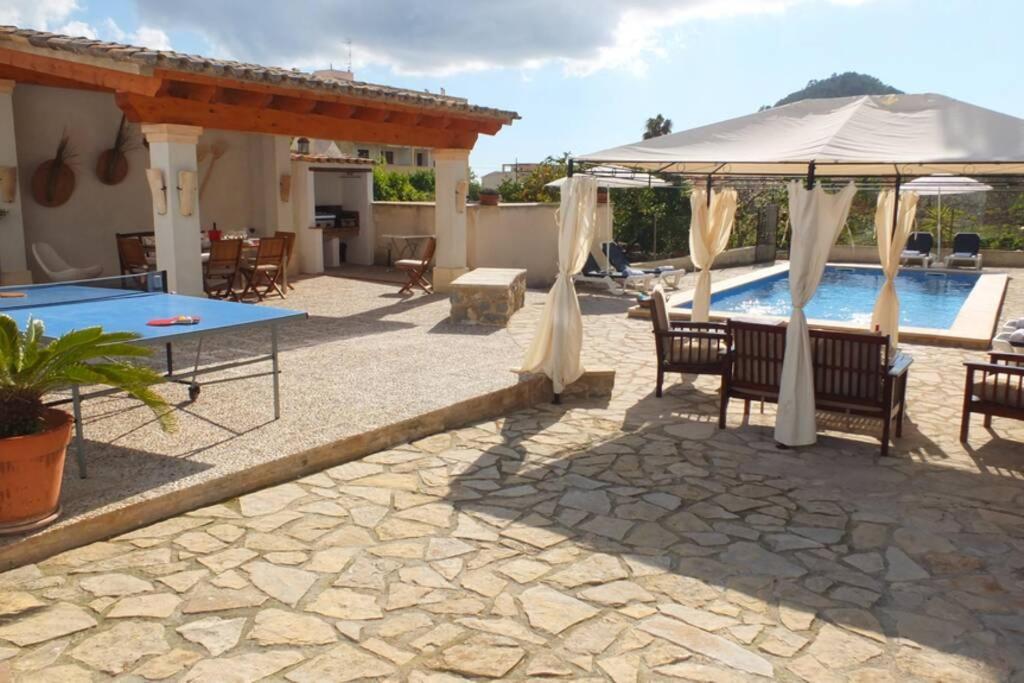 Villa Maria, Bonita Casa Con Jardin Y Piscina Privada En Андрач Экстерьер фото